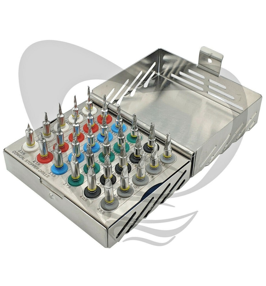 30 PCs Dental Implant Conical Stopper Kit, accurate depth control