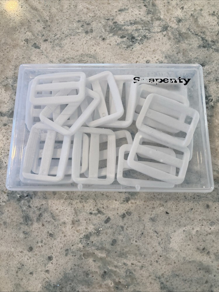 Shapenty Tri Glide Slides Adjustable Slider Buckle Replacement Belt Strap 1.25”