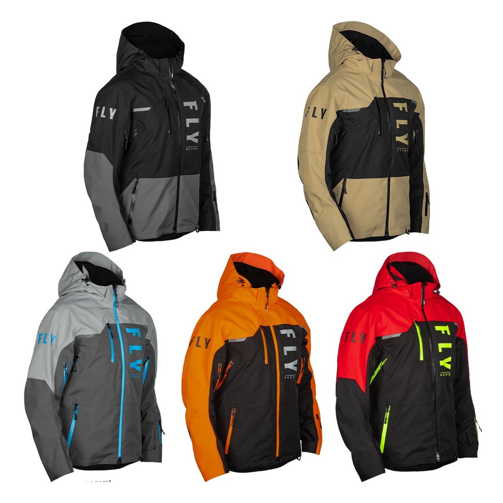 FLY Racing Carbon Jacket - Durable Weatherproof Ventilated Snowmobile Jacket