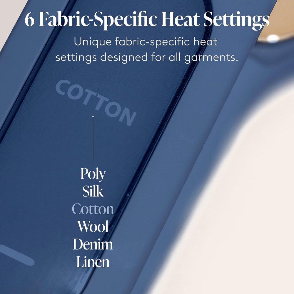 Handheld Iron With Optional Steam Feature - No Ironing Board Required