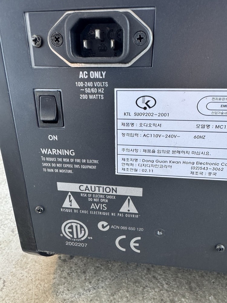 Digidesign Focusrite MC124 Control24 Protools Professional Mixer Console WORKS!