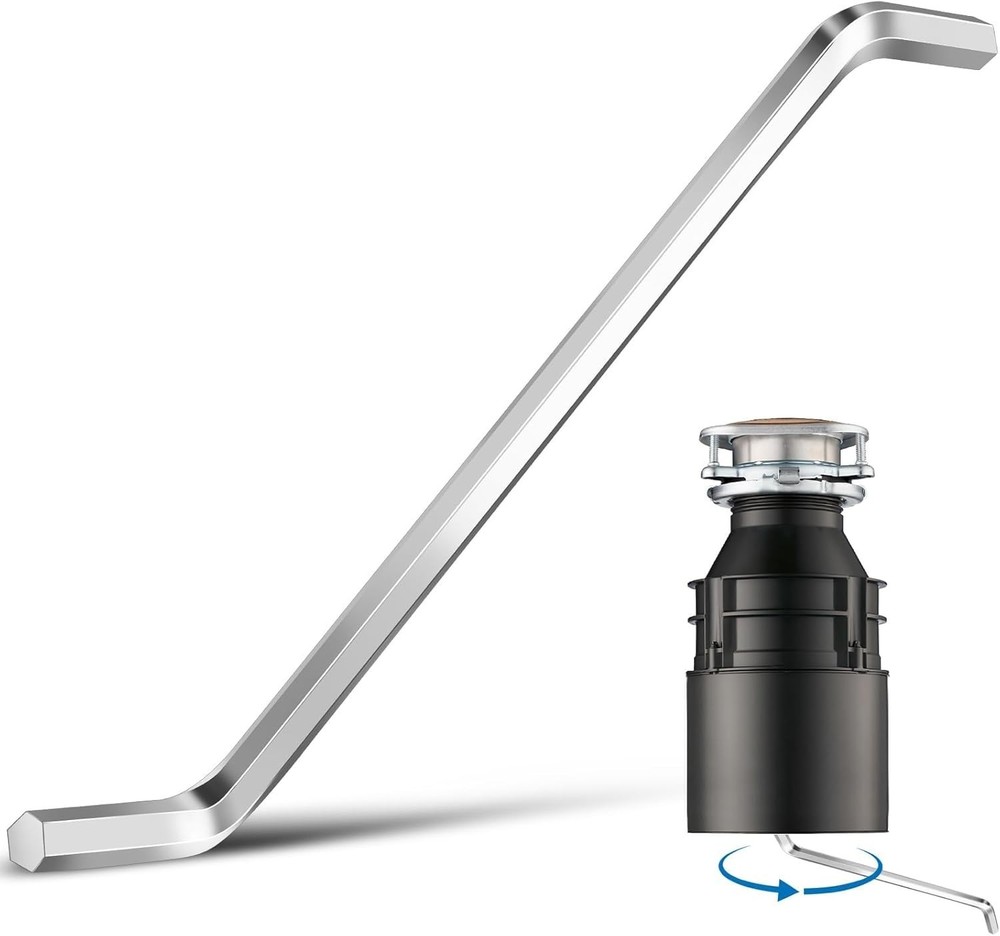 Versatile Stainless Steel Garbage Disposal Allen Wrench - Essential Kitchen Tool