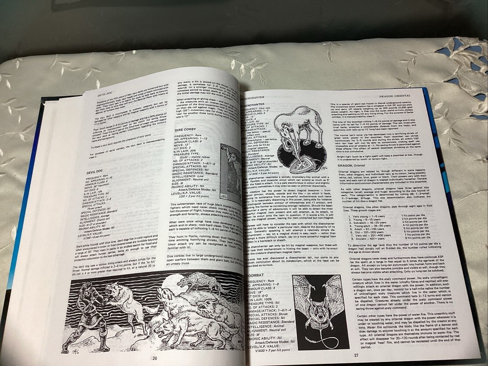 Vintage Advanced D&D 1981 1st. Ed Fiend Folio Guide