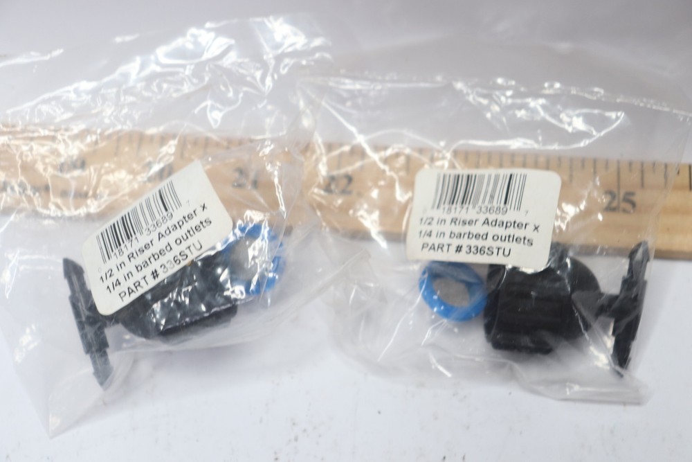 (2-Pk) Drip Irrigation Riser Adapter 336STU