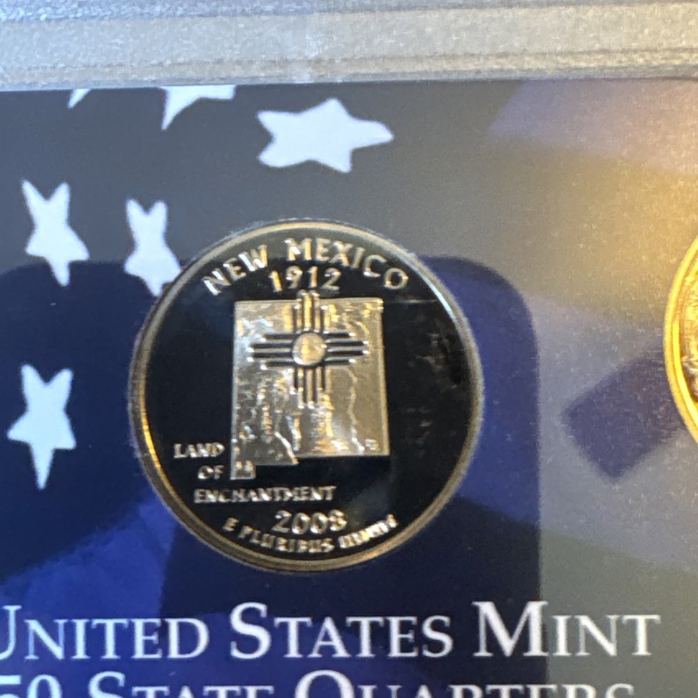 2008 proof state quarter set Original Packaging Us Mint
