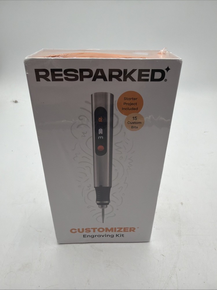 Genuine Resparked CUSTOMIZER Engraving Kit  NEW SEALED