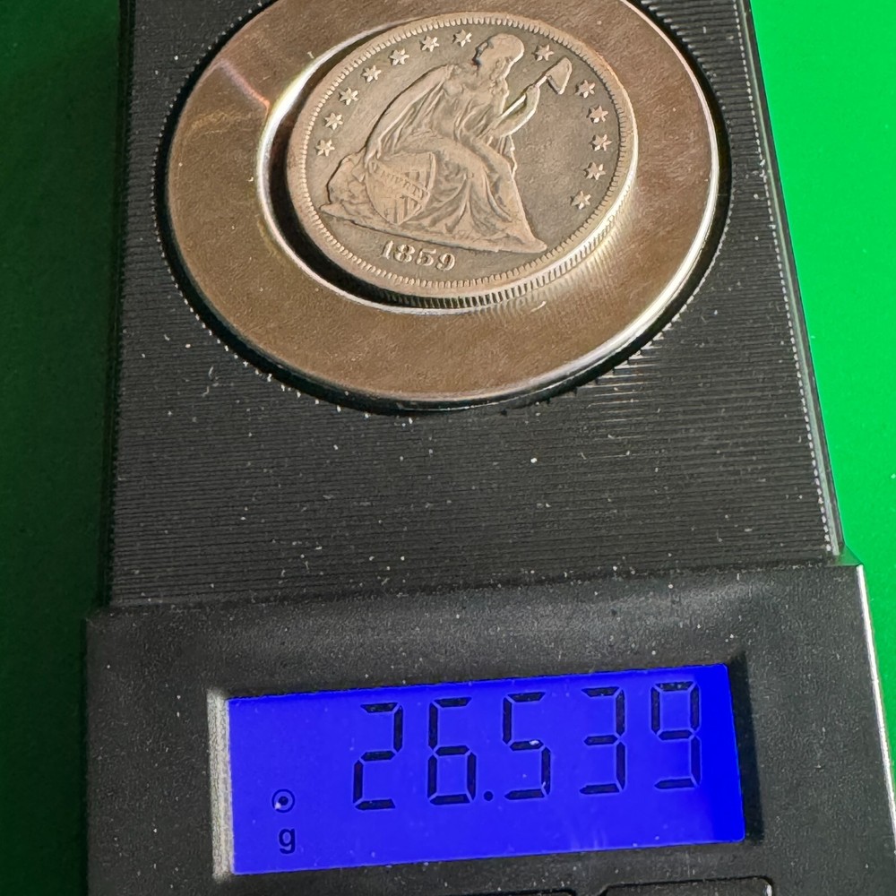 1859-O Liberty Seated Silver Dollar 7228