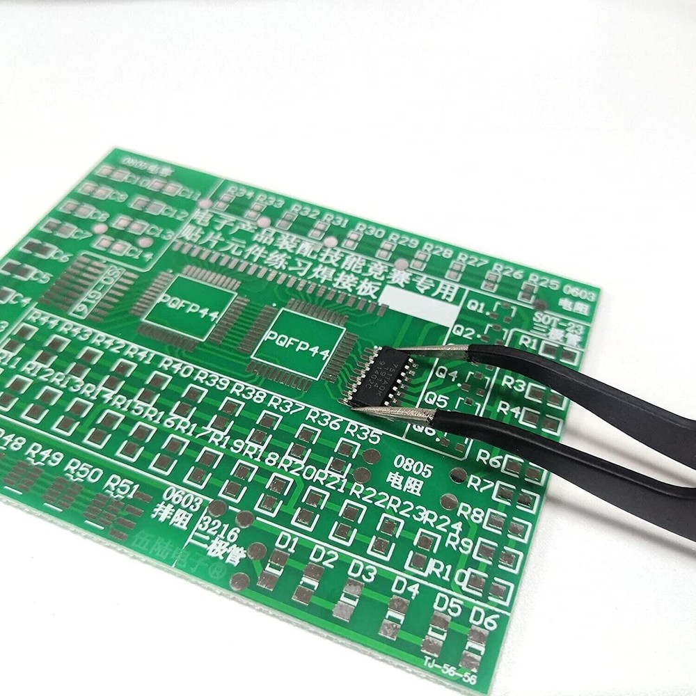 SMD/SMT Components Practice Board Soldering Skill Training DIY Kit for Students