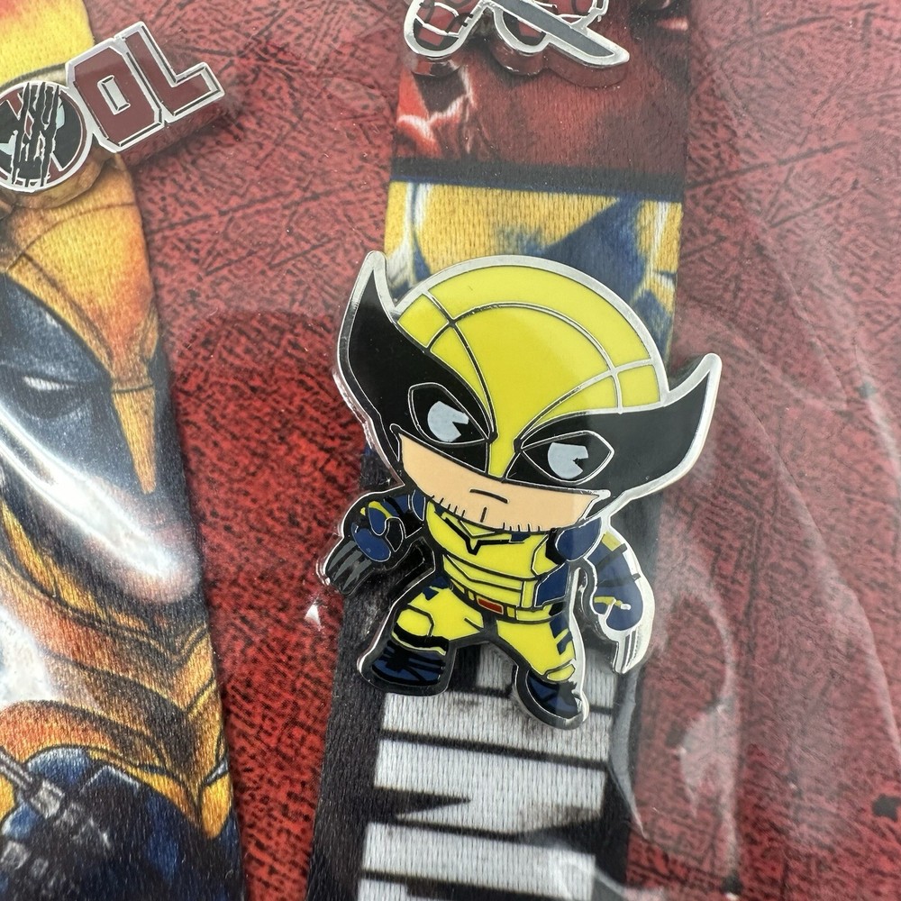Monogram Deadpool & Wolverine Lanyard Pin Set SDCC 2024 LE 700 Marvel SEALED