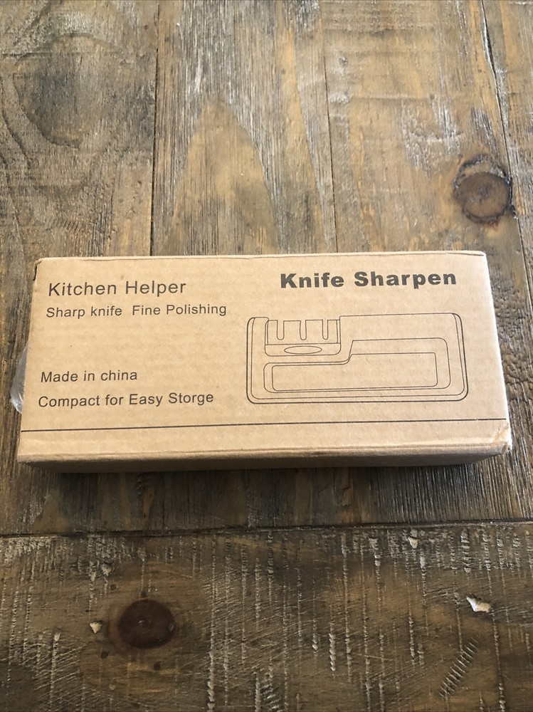 Meidong Kitchen Helper Sharpening Tool 3-Stage Kitchen Knife Sharpener System