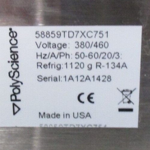 PolyScience 58859TD7XC751 Chiller *not working