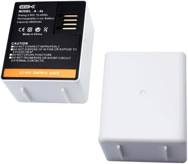Reusable 3.85V Batteries for Arlo Security Camera (2-Pack)