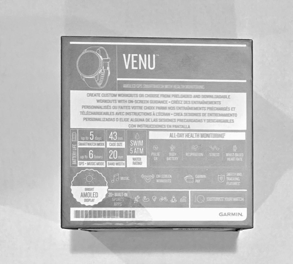 Garmin Venu AMOLED GPS Smartwatch