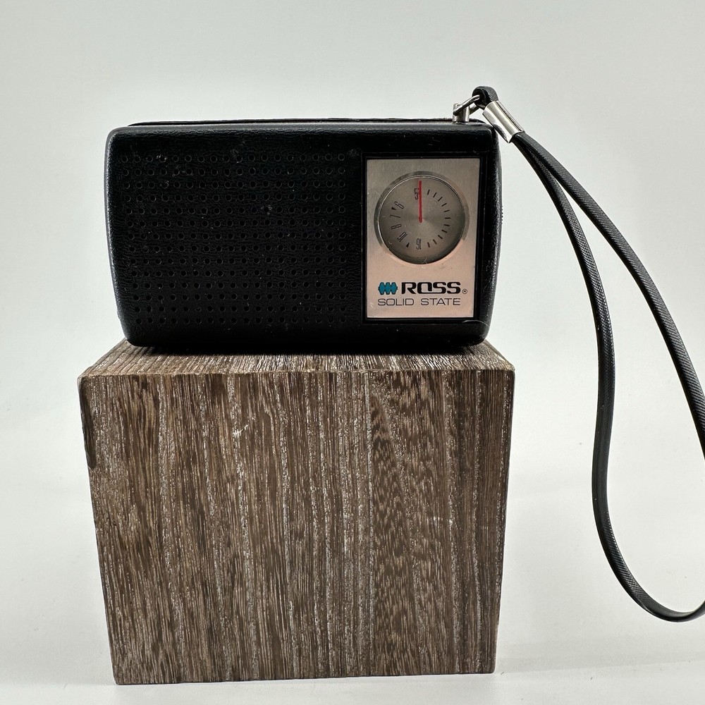 Vintage Ross SOLID STATE Pocket AM RADIO Tested Working Transistor Hand Held