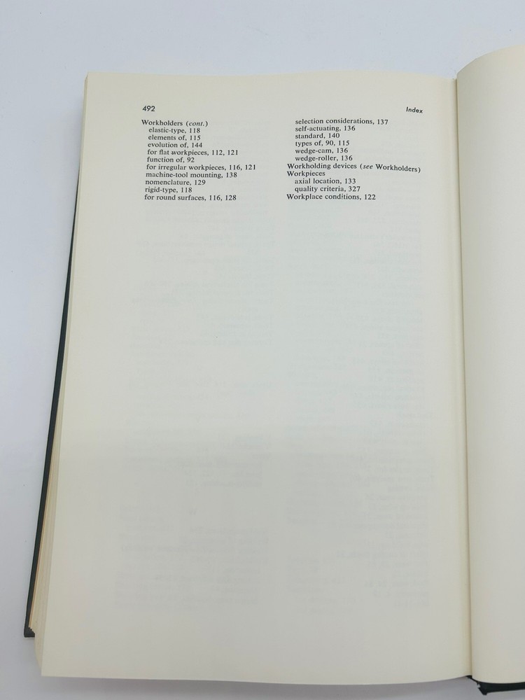 Fundamentals of Tool Design 1962 ASTME Prentice-Hall