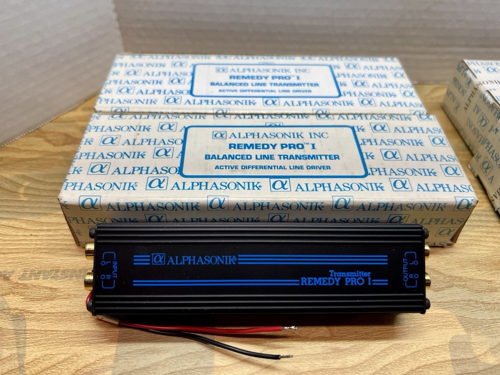 Alphasonik Pro Ballanced Line Active Differerential Transmitter & Receivers (4)