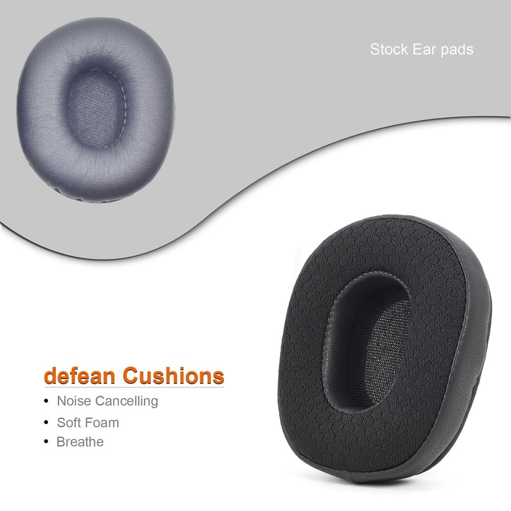 B450-XT Mod Kit Ear Pads + Mic Foam - defean Replacement Mesh Fabric