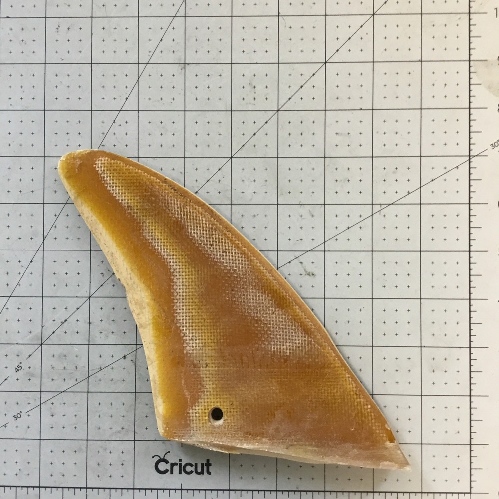 1970s Broken Cutoff Surfboard Fin Surf Surfing