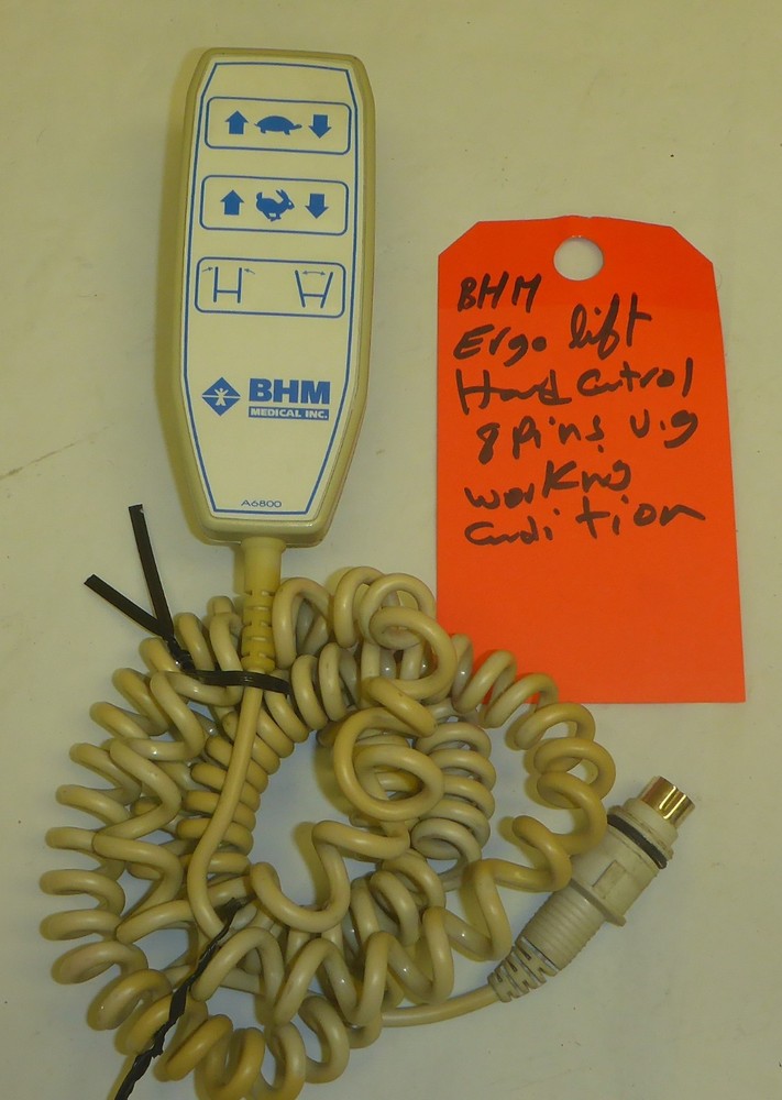 BHM ERGOLIFT HAND CONTROL 8 PINS USED GOOD CONDITION