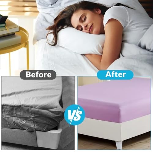 Bed Sheet Straps, 4Pcs Adjustable Bed Sheet Clips, Easy to Install 4 Pack Black
