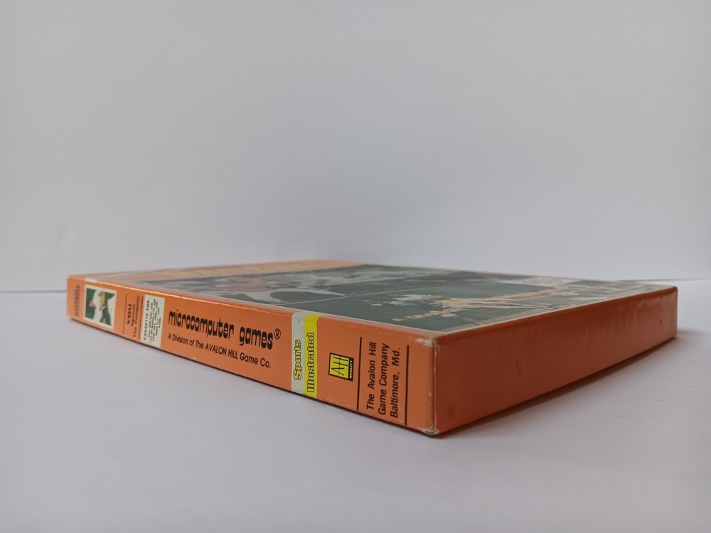 Avalon Hill Computer Baseball Strategy Game Cassette For Atari TRS80 Pet Apple