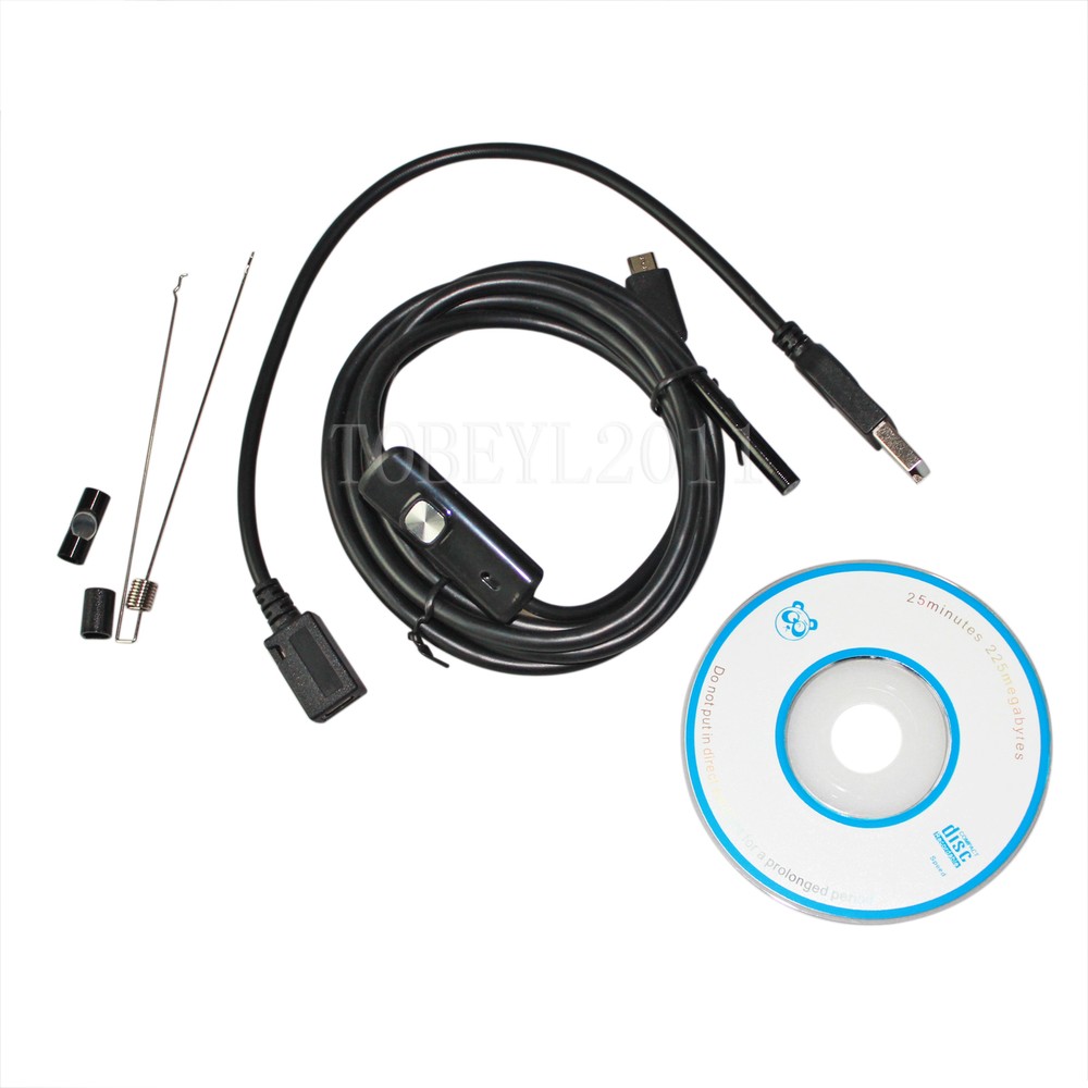 Fit Mobile Phone and Computer Dual-Use Endoscope 5.5MM 2M