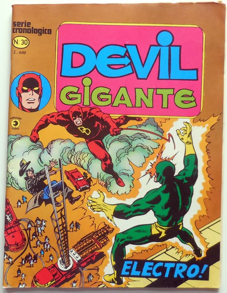 MARVEL HORN TIME SERIES DEVIL GIANT N.30 1979