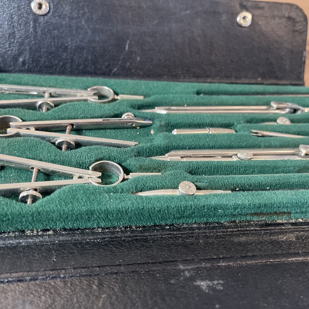 Vintage Germany Drafting Machinist Spring Calipers Set 2025 Carpenter Tools