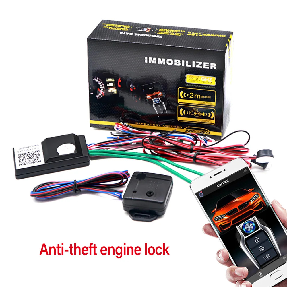 Car Alarm Auto Start Stop System Remote Control Engine Ignition Auto Start Kit