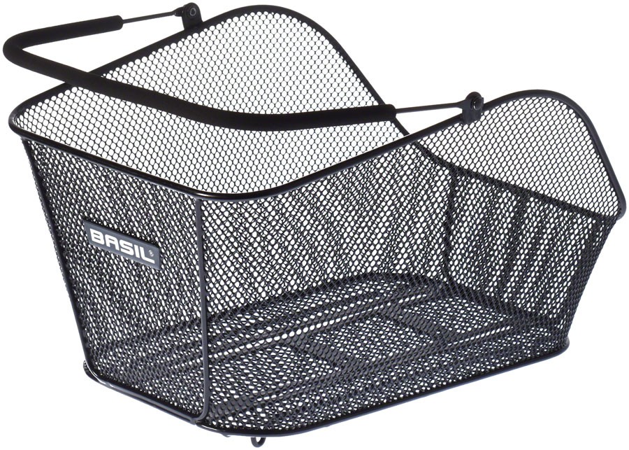 Basil Icon M NX System Rear Basket - Black