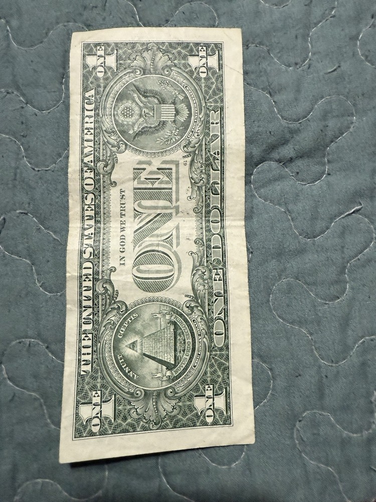 2017 A $1 Error Misaligned/Misprint/Miscut/Offset/Front and Back/Atlanta Resrv