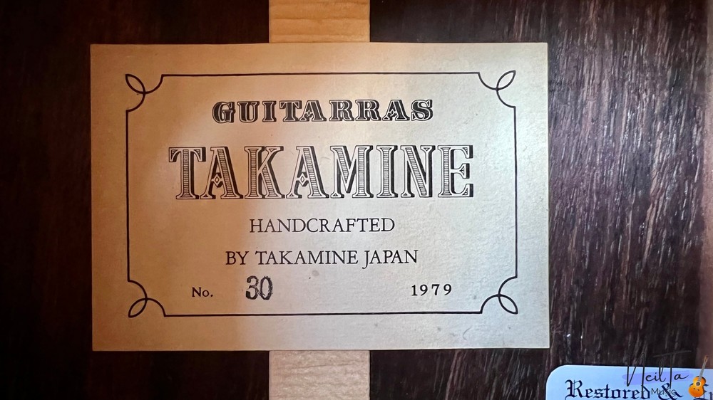 Takamine No.30 Classical Guitar (1979)