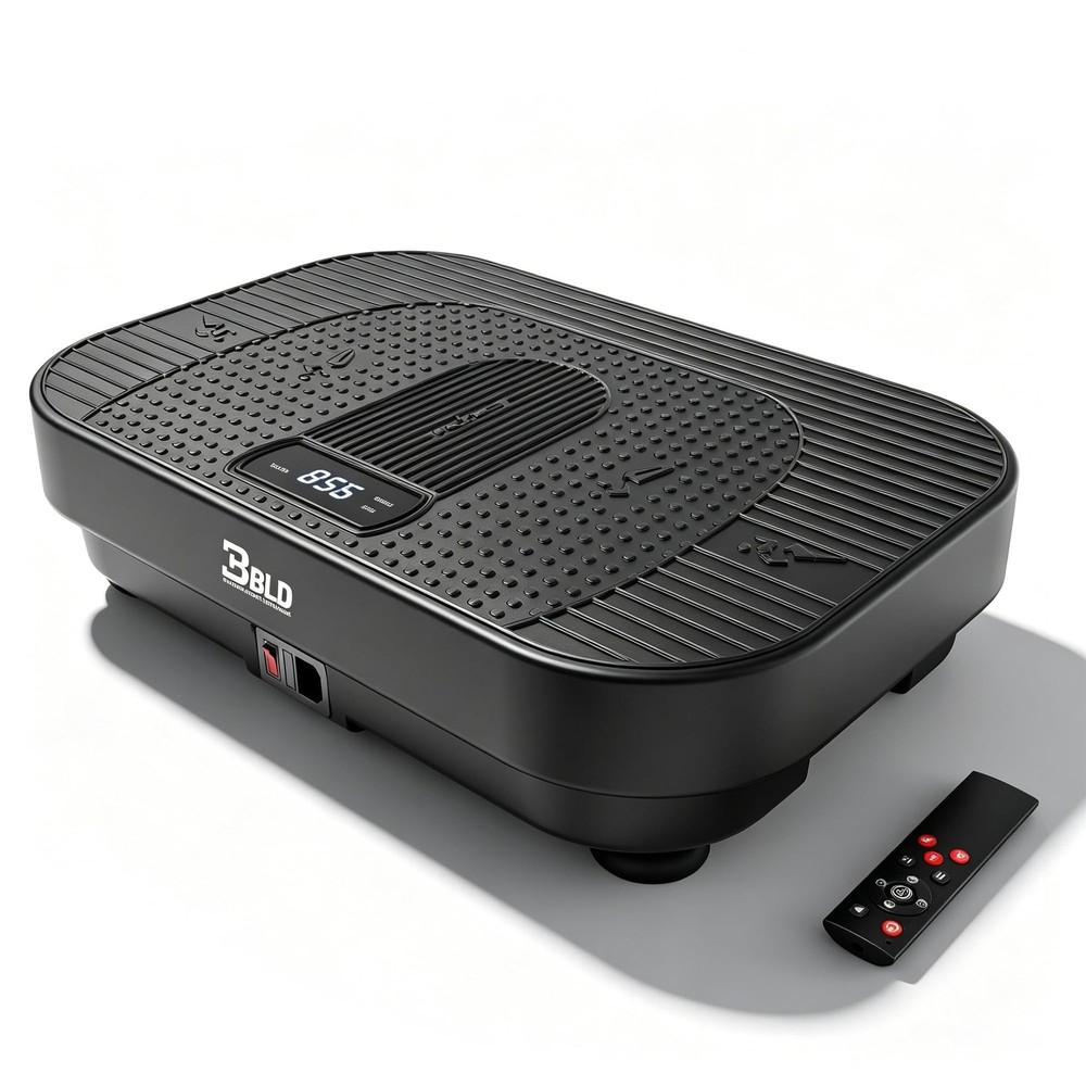 Vibration Plate Exercise Machine, 200 Speeds Whole Body Vibration Platform fo...