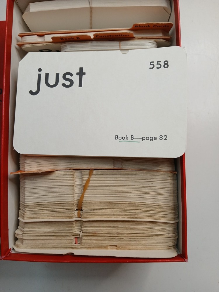 Lippincott's Basic Reading A & B Word Recoognition Cards Incomplete