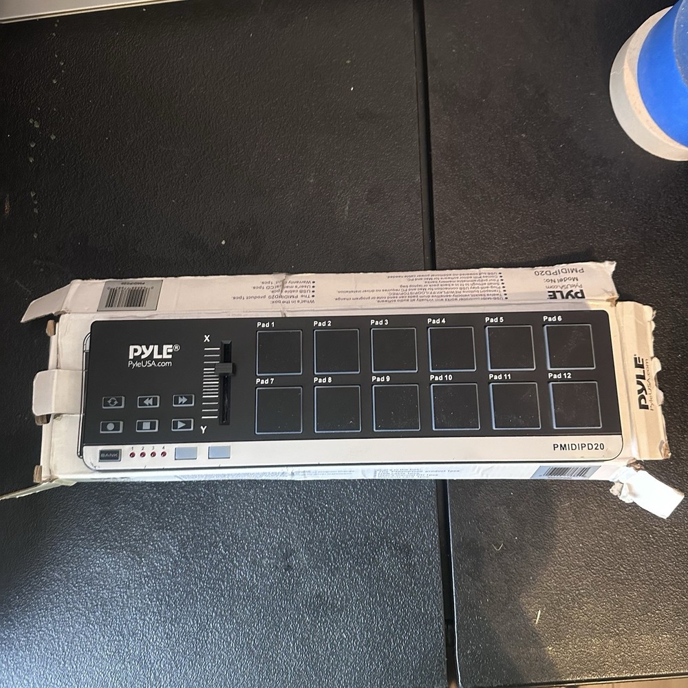 Pyle PMIDIKPD50 Midi Keyboard System Digital USB Controller Interface