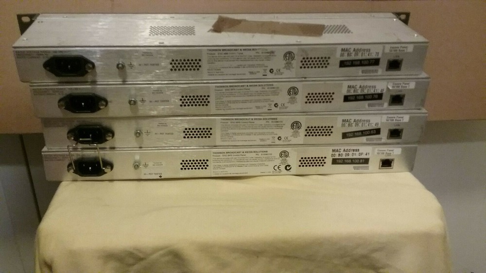 Grass Valley THOMSON BROADCAST ENCORE BPS Control Panel PN: 610090100 ENC-BPS