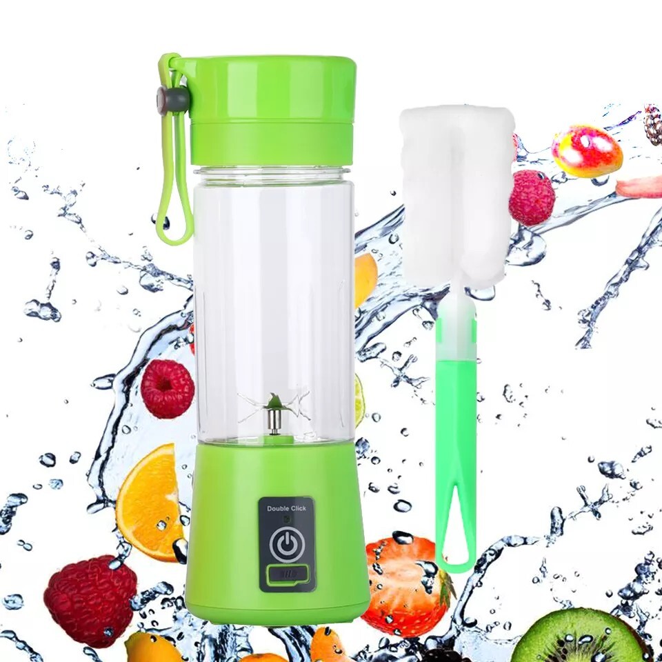 Portable Blender Juicer Cup USB Rechargeable Smoothies Mixer Fruit Machine