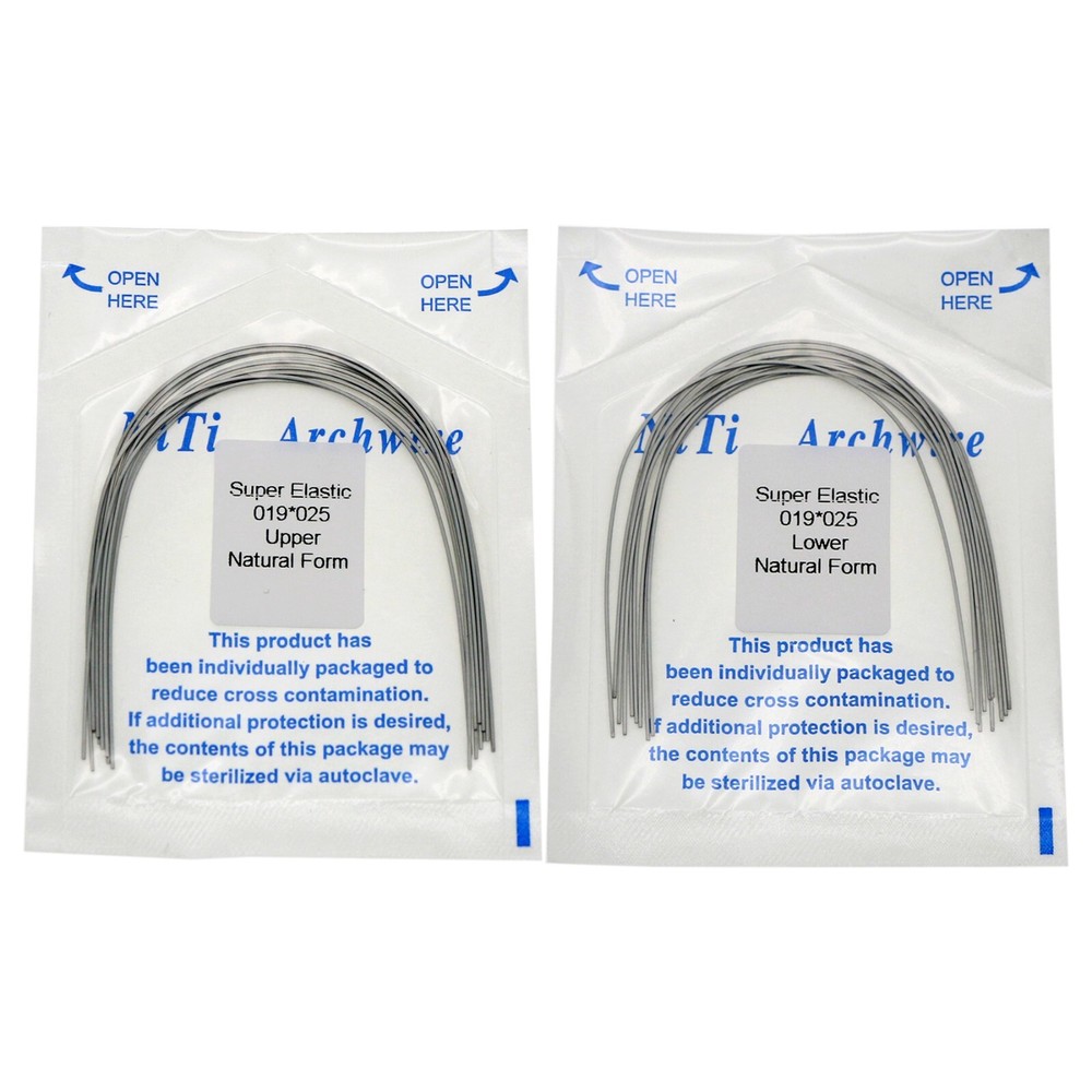 Dental Orthodontic Super Elastic Niti Arch Wire Retangular Wire Nature Form