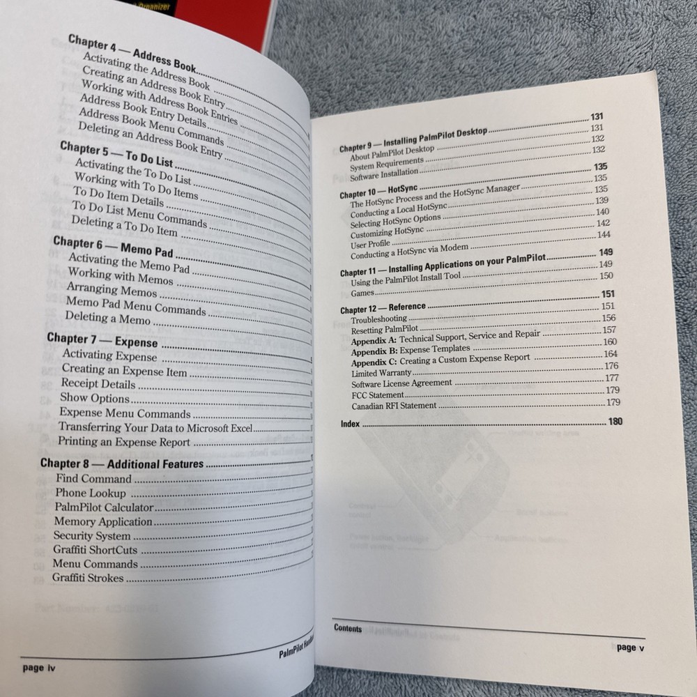 1997 PALM PILOT Handbook Plus Professional Edition