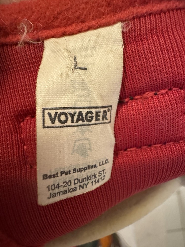 Red Voyager Dog Harness Size Large