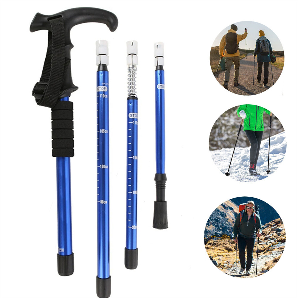 ​Multi-Function Walking Sticks - Adjustable for Hiking & Camping Trips