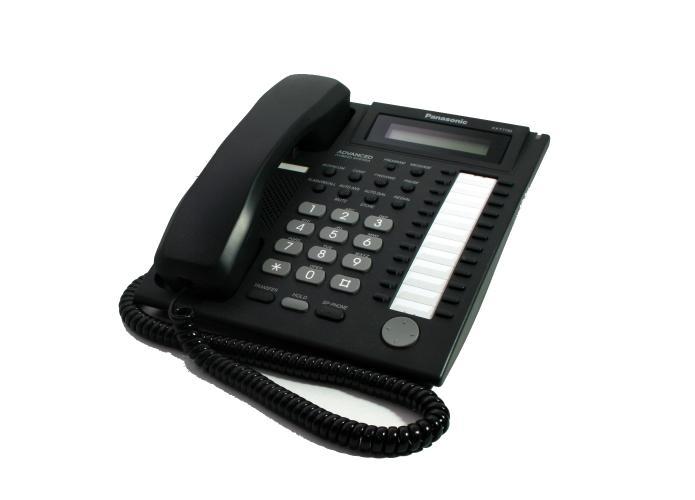 Fully Refurbished Panasonic KX-T7730 Speaker Display Phone (Black)