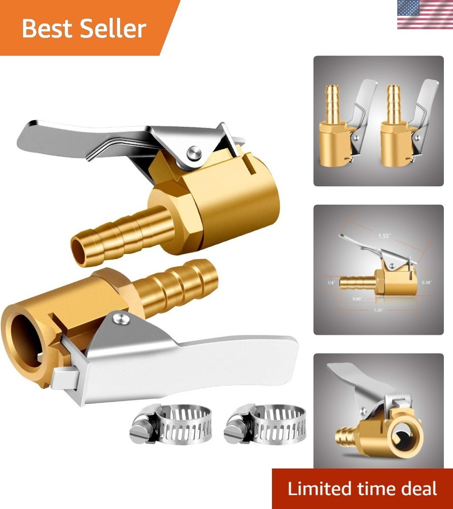 Heavy-duty Brass Tire Inflator Set