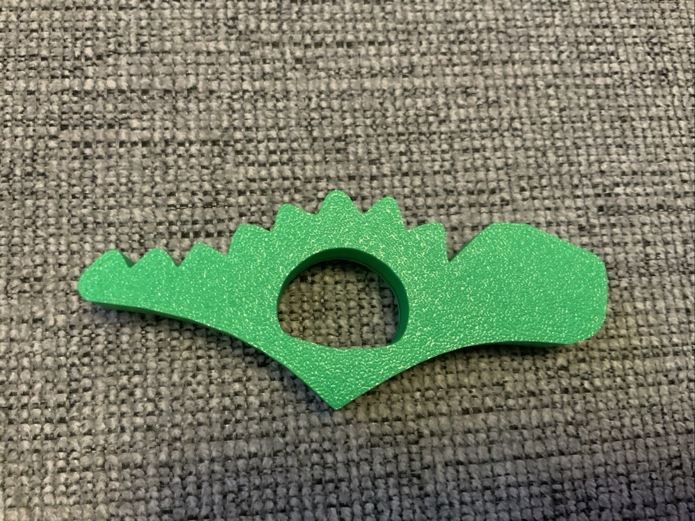 Homemade 3D Printed Thumb Book Holder Dinosaur
