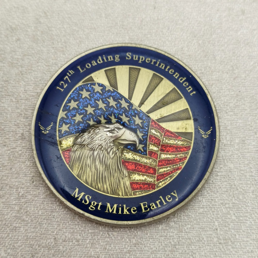 US 127th Loading Superintendent Challenge Coin