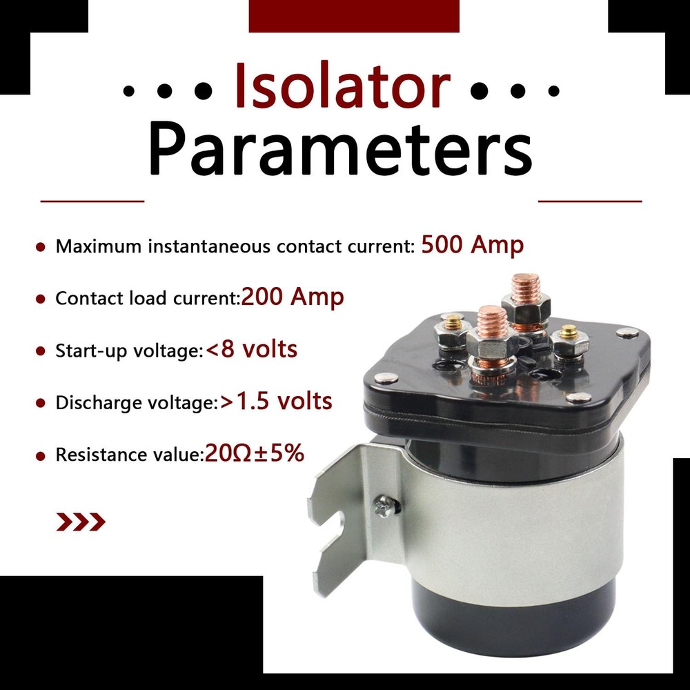 500 Amp Battery Isolator and Relay