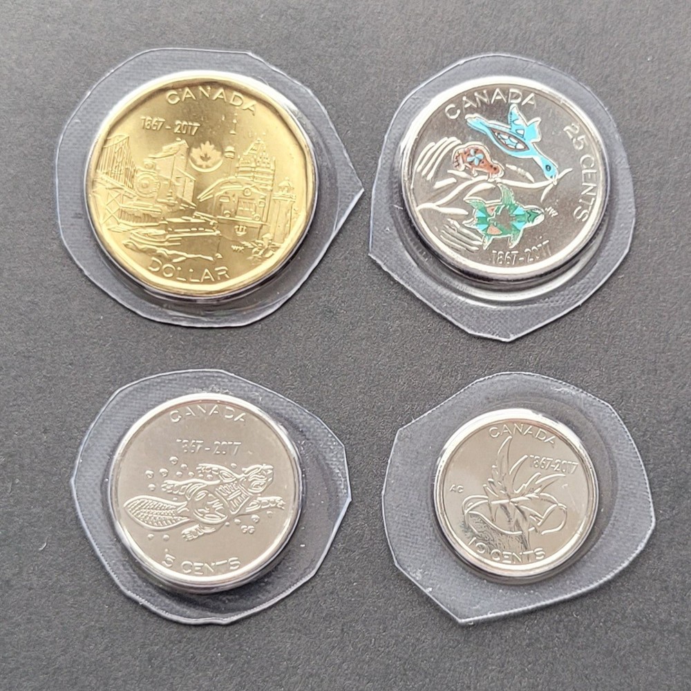 *** CANADA  2017  UNCIRCULATED   COINS  SET *** CANADA  150 ***
