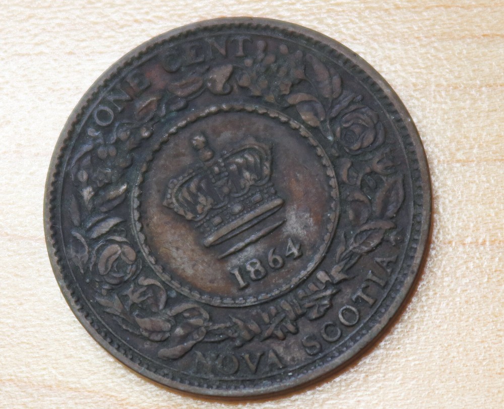 1864 Nova Scotia 1 Cent