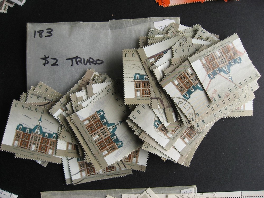 Canada wholesale 700 used $2 stamps in envelopes various issues