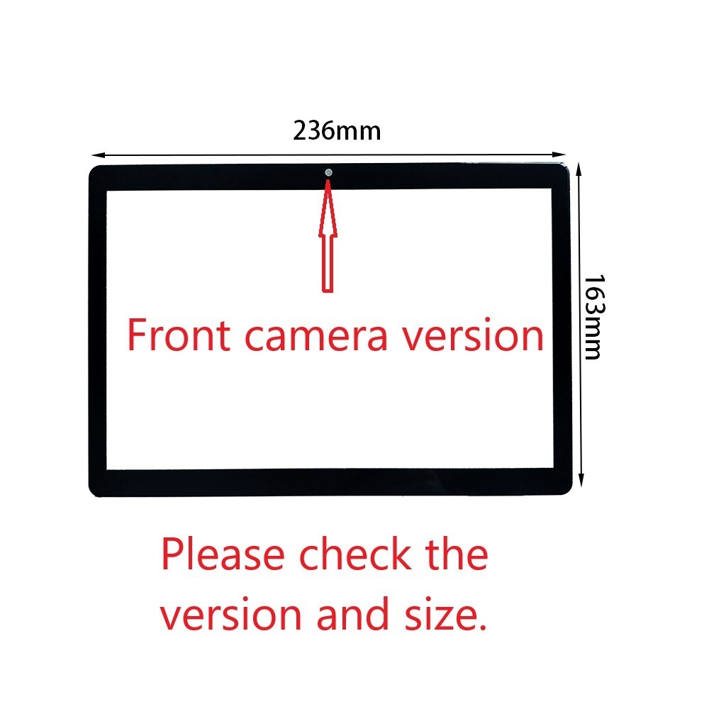10.1 Inch Touch Screen Panel Digitizer For ANCEL X7 (Front camera version)